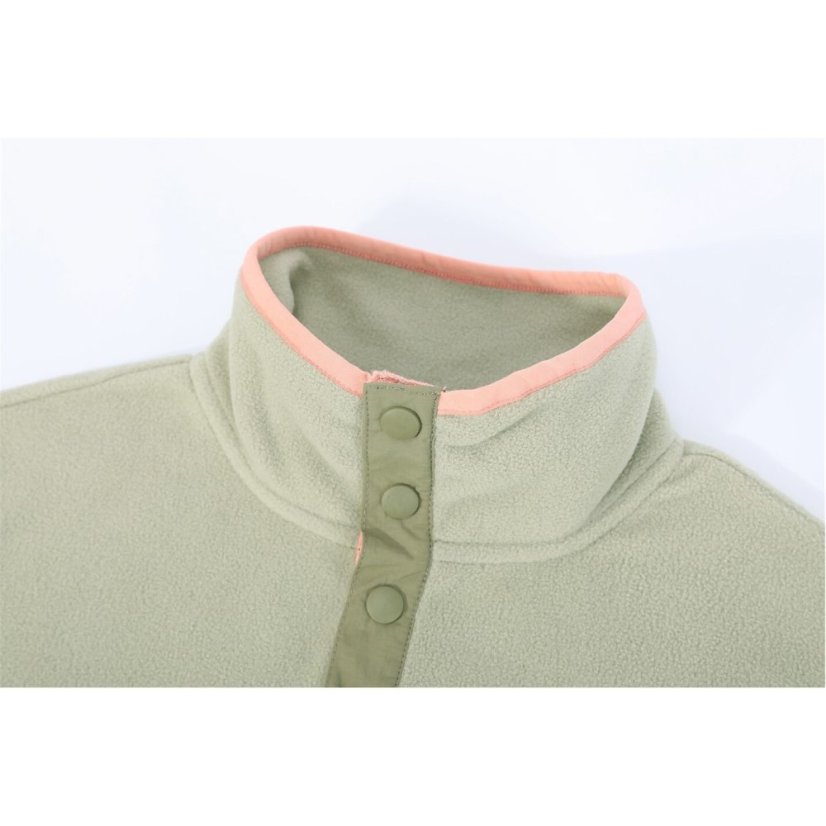 Gelert Snap Fleece Ld51 Sage/Peach