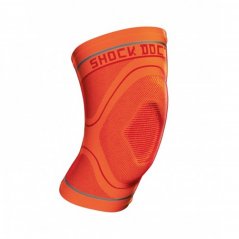 Shock Doctor Knit Knee Sleeve With Gel Support Orange