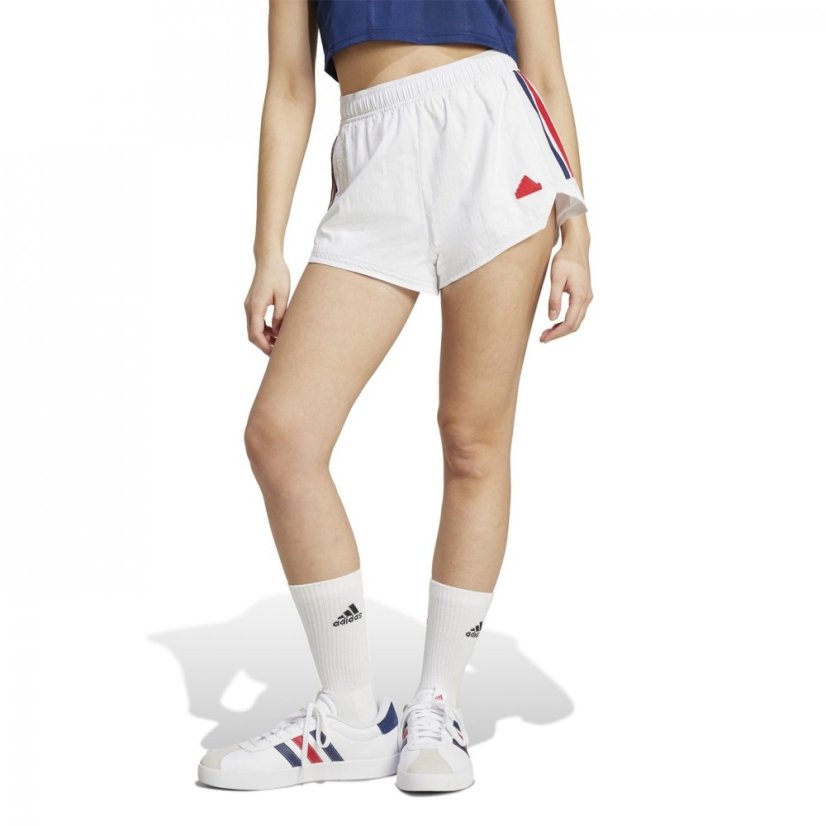 adidas House of Tiro Nations Pack Woven Shorts Womens White