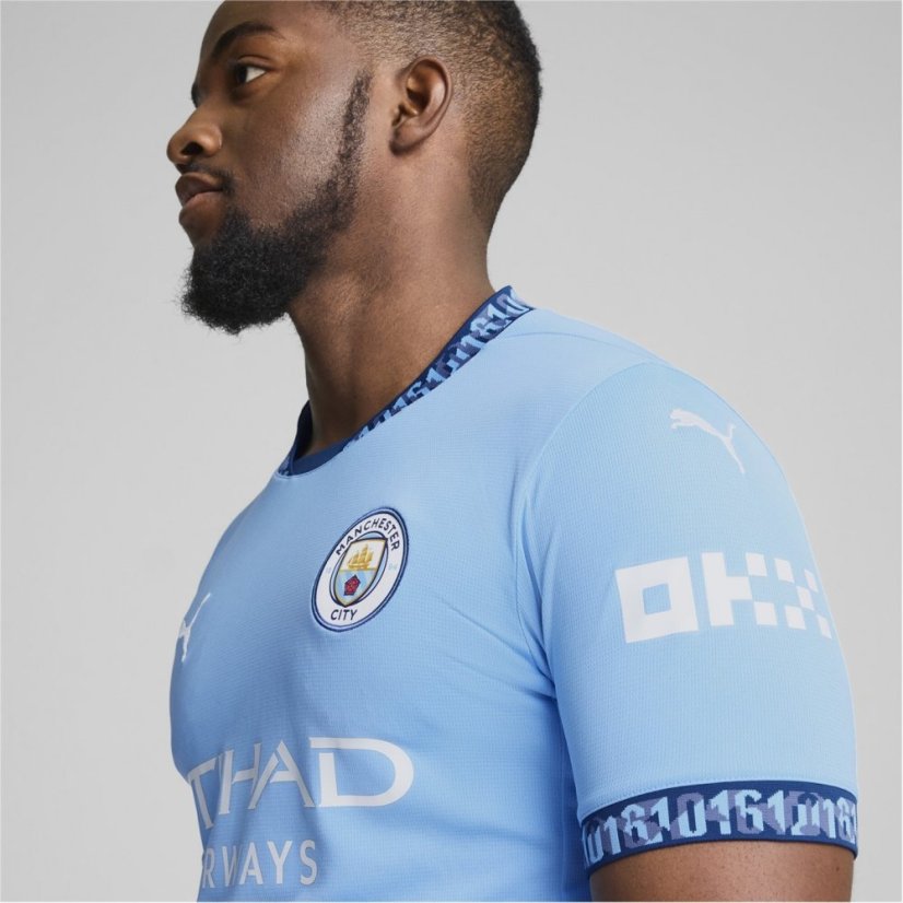 Puma Manchester City Home Shirt 2024 2025 Adults Blue