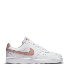 Nike Womens Nike Court Vision Low Next Nature Trainers White/Pink