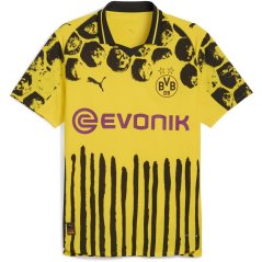 Puma x KidsSuper Borussia Dortmund Authentic Home Shirt 2025 2026 Adults Yellow/Black