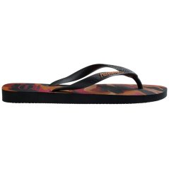 Havaianas Hav. Top Camu Black/Moss 45/46 Flip Flops Mens New Graphite