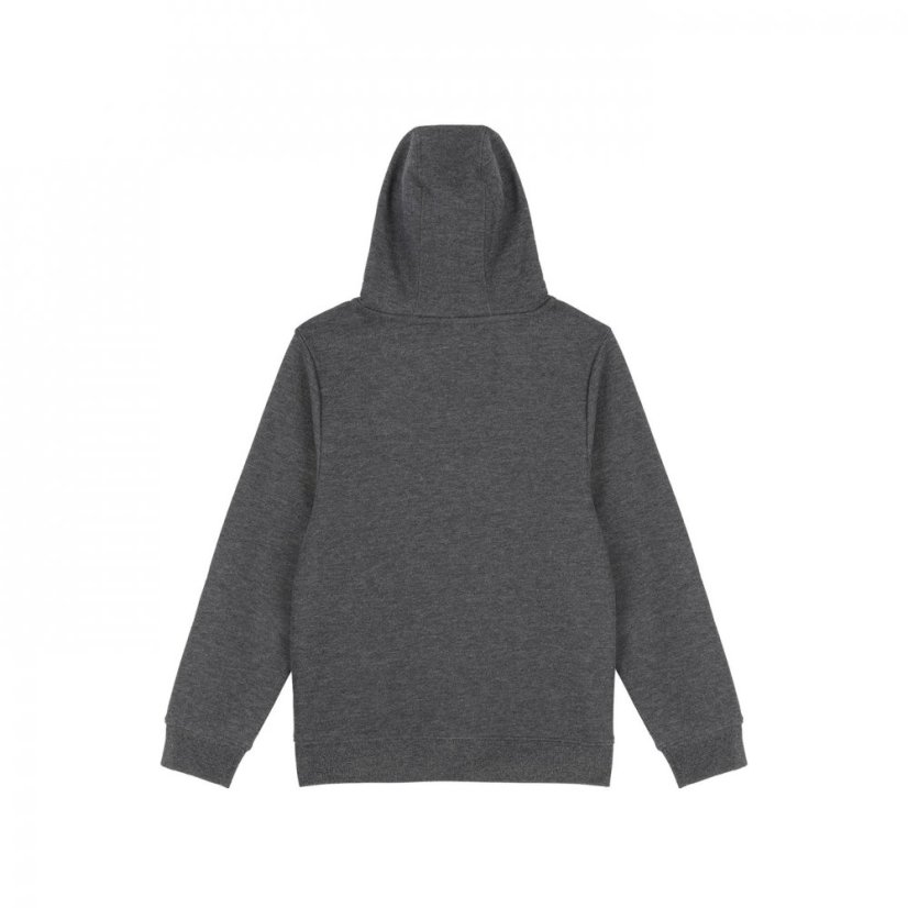 Slazenger Zipped Hoodie Junior Charcoal Marl