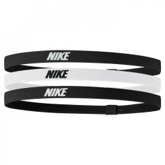 Nike 3 Pack Headbands Womens Black/White