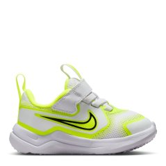 Nike Cosmic Runner Shoes Infants White/Volt