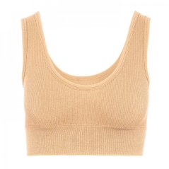 Miso Crop Top Womens Nude