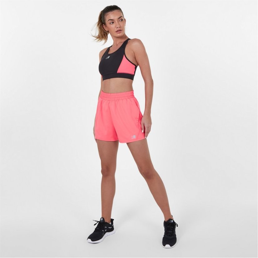 Karrimor Medium Support Sports Bra Black/Coral