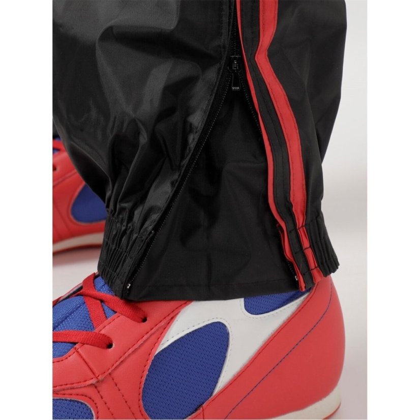 Lonsdale Sauna Suit Senior Round Neck Black/Red