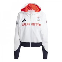 adidas Team GB Podium Jacket Womens White