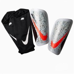Nike Mercurial Lite Shin Guards Silver/Red