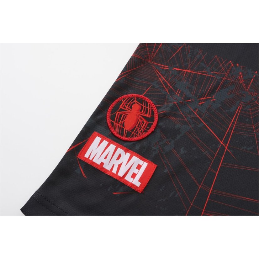 Everlast Spiderman Sports T-Shirt Juniors Black