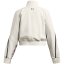 Under Armour Kids' Unstoppable Cropped Moisture-Wicking Performance Training Jacket White