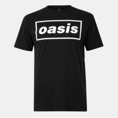 Official Oasis pánske tričko Black Box Logo