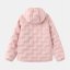 Karrimor Kids' Heat-Sealed Windproof Hooded Full Zip Insulated Puffer Jacket Pink