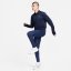Nike Half Zip Core Long Sleeve Running Top Mens Obsidian/Silver