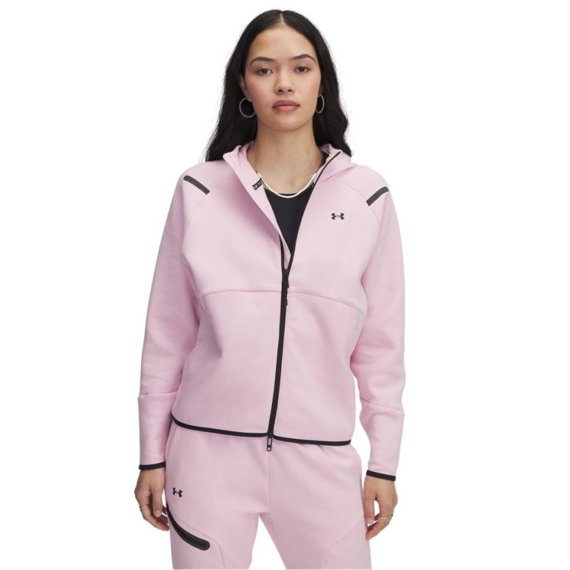 Under Armour Women's Unstoppable Full-Zip Fleece Pink