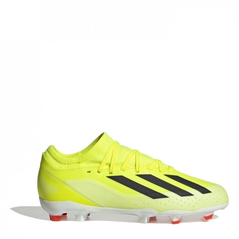 adidas X Crazyfast League Junior Firm Ground Boots Yellow/Blk/Wht