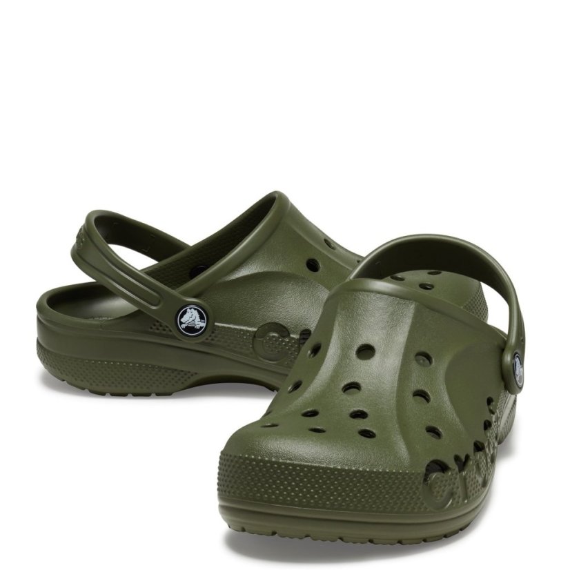 Crocs Baya Clogs Childrens Army Green
