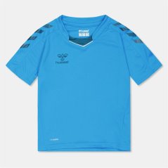 Hummel Regular Fit T-Shirt Blue Danube