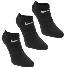 Nike 3 Pack No Show Socks Mens Black