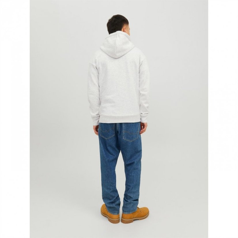 Jack and Jones Josh Hoodie White Melange