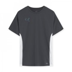 Puma Finesse Training Shirt Mens Grey/Aqua