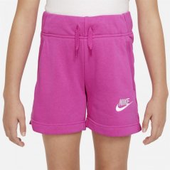 Nike Sportswear Club Big Kids' (Girls') French Terry Shorts Active Fuchsia