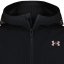 Under Armour Kids' Windproof Long Sleeve Rain Anorak Black/Pink
