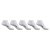 Slazenger 5 Pack Trainer Socks Mens Size 7-11 White