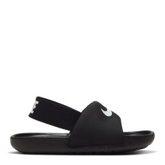 Nike Kawa Baby/Toddler Slides Black/White
