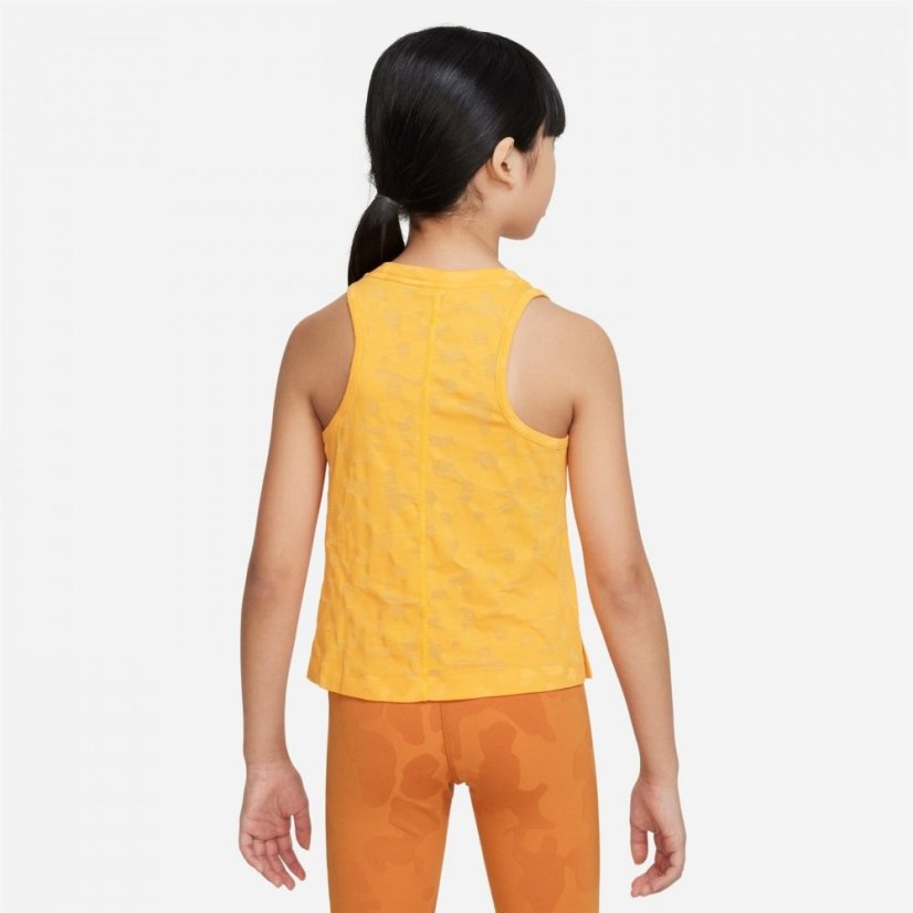 Nike Dri-FIT One Big Kids' (Girls') Training Tank Top Vivid Orange