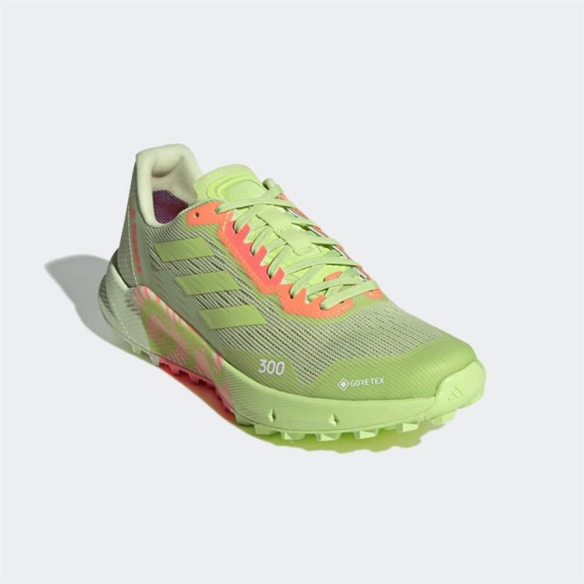 adidas Terrex Agravic Flow 2.0 GORE-TEX Trail Running Sho Almost Lime / Pulse Lime / Tur