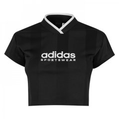 adidas Tiro Cropped dámské tričko Black