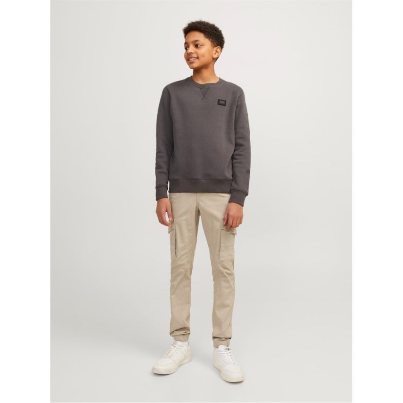 Jack and Jones Paul Flake Slim Stretch Cuffed Cargo Pants Junior Crockery