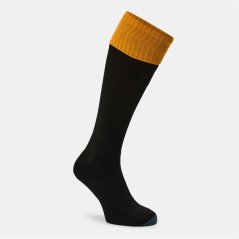 Mitre Adults Mercury Contrast Football Socks Black/Amber