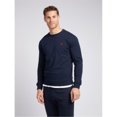 US Polo Assn DHM LB Crew Sn00 Navy/Red