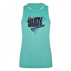 Reebok Women's Les Mills Bodycombat Activchill Graphic Performance Gym Vest Seclte