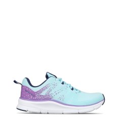 Karrimor Duma 6 Running Shoes Junior Girls Aqua/Violet