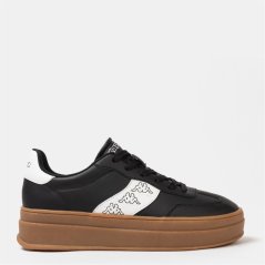 Kappa Scafa Platform Ladies Trainers Black