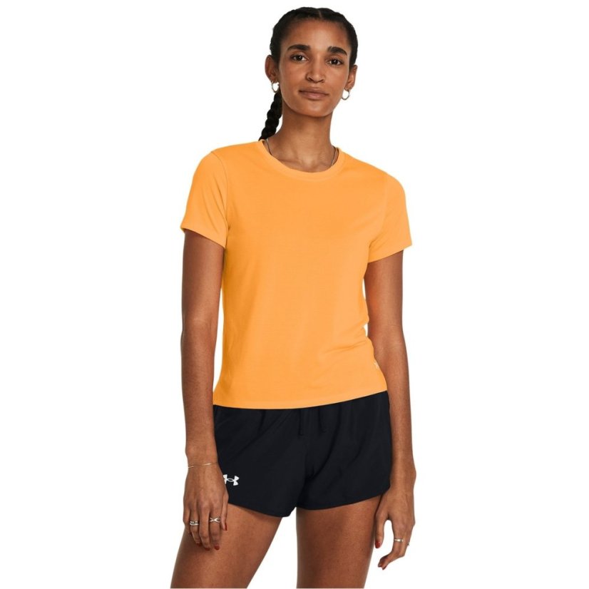 Under Armour UA Launch Short Sleeve Womens Orange