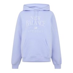 New Balance Womens Trackside Pull Over Hoody Lilac