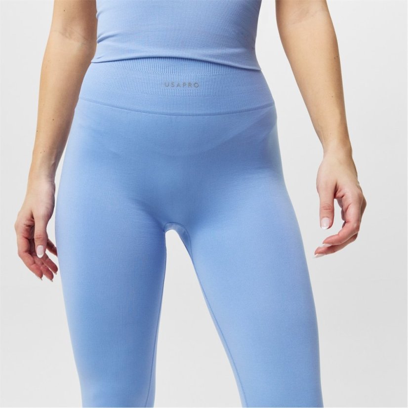 USA Pro USAPro Seamless Delfin Tights Womens Brunera Blue