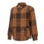 Lee Cooper Cooper Sherpa-Lined Shirt Jacket Brown/Yellow