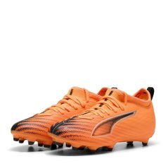 Puma Unisex Kids' Ultra 6 Match Firm Ground Football Boots HtFr-Blk-GlwRd