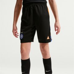 Nike Kids Inter Milan Fourth Short 25/26 Black/Orange