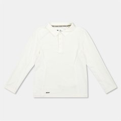 New Balance Unisex Kids' Long-Sleeve Cricket Polo Shirt Angora