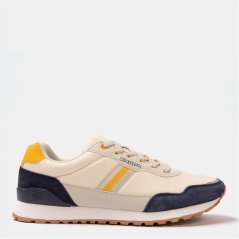 Kappa DR Trainers Mens Beige/Navy