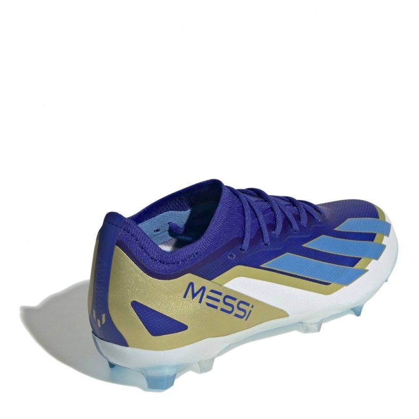 adidas x Crazyfast Elite Junior Firm Ground Football Boots Blue/White