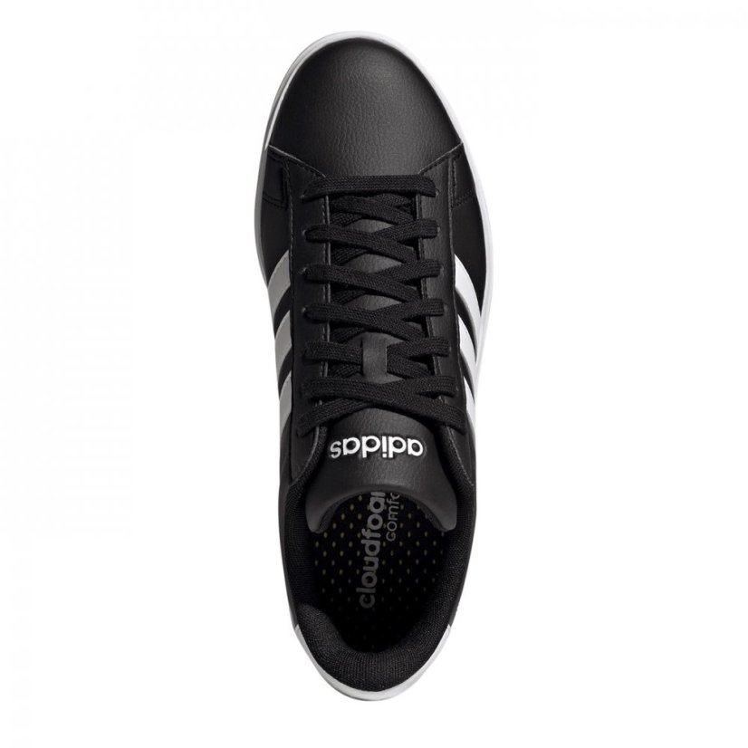 adidas Grand Court Base 2 Trainers Mens Black/White